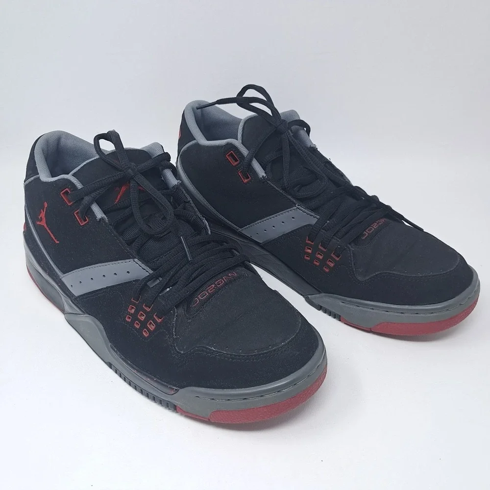 Air Jordan Flight 23 Low BRED Men's Sneakers Size 10.5 Black Red